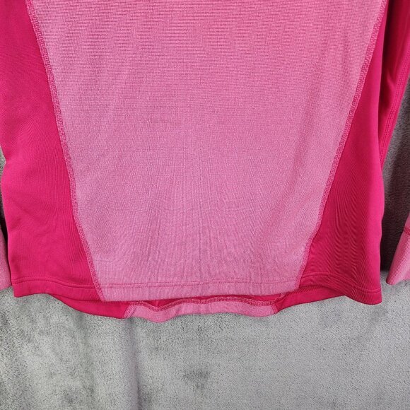 Womens Pink Outfitter Trading Co. Performance Sweatshirt Breckenridge 1/4 Zip L - Picture 3 of 14